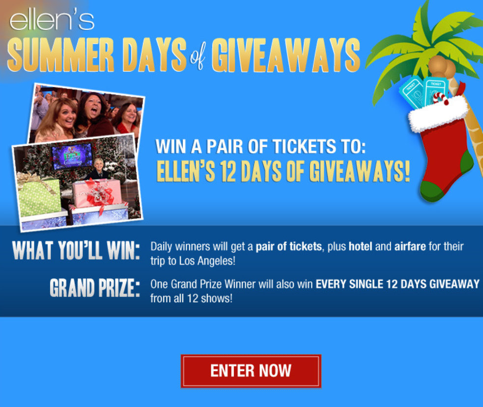 how to get on ellens 12 days of giveaways how to get on ellens 12 days of giveaways